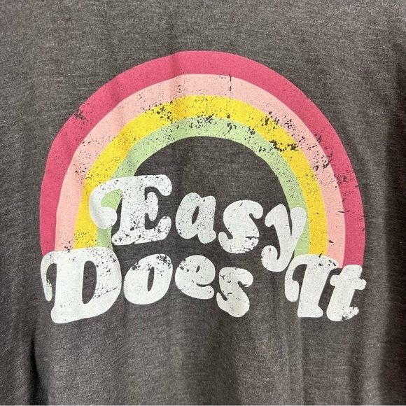 Wildfox Easy Does It Rainbow Sweatshirt Medium - Picture 9 of 13